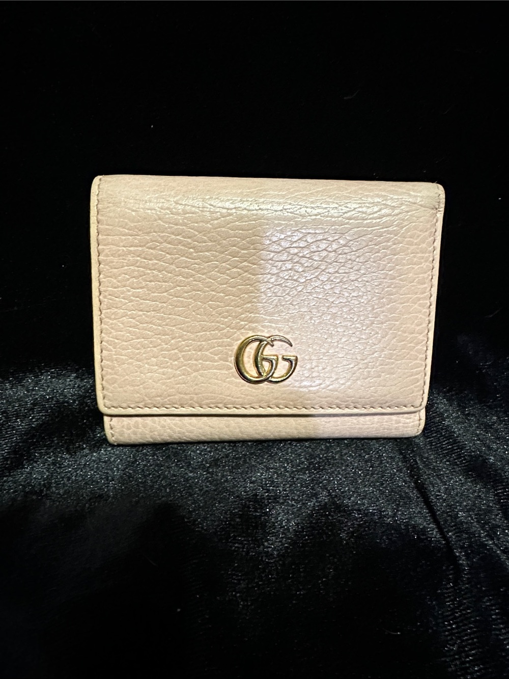 Gucci Small Leather Wallet in Light pink with GG Logo ⭐️ bougie!